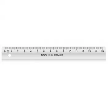 Simplex Linex 1015M Linijinė liniuotė 15 cm Pilka SAN