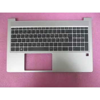 HP Cover Top su klaviatūra CP NoSD Belgian (M78508-A41) - Natural Silver