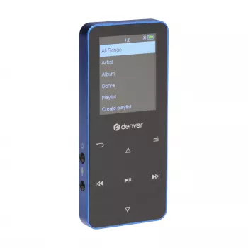 Denver MP-1830BU MP4 grotuvas su Bluetooth, 1,8 colio ekranu, 4GB, mėlynas