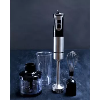 Gastronoma 18210001 Kavos Malūnėlis, Kūginiai Girnai, 150 W, 18 Nustatymų, Juoda/Sidabrinė