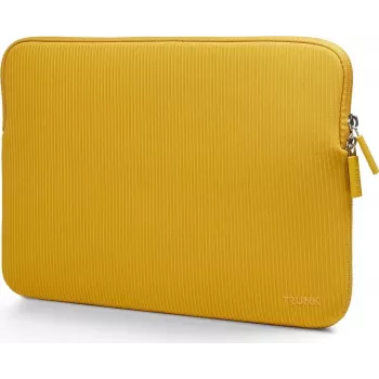 Trunk Ribbed Velvet Laptop Sleeve, skirta MacBook Pro 14 colių (Saulėgrąžų spalva)