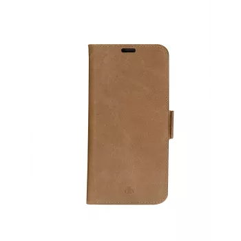 dbramante1928 Copenhagen Flip Case, skirta Apple iPhone 12 ir 12 Pro - natūralios odos - Tan