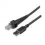 Honeywell Powered USB Cable (2,9 m, juoda) - MS7580/MS7820 skaitytuvams