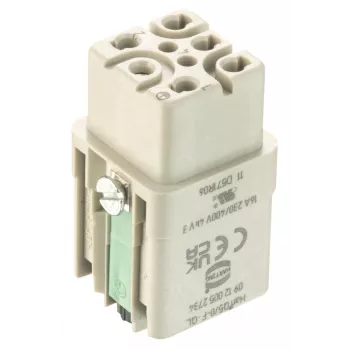 Harting Han Q lizdo įdėklas 5+PE Quick Lock 1.5mm²