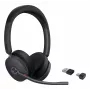 Yealink BH74 Teams Wireless Headset with ANC, USB-C/A Dongle, On-Ear, Black