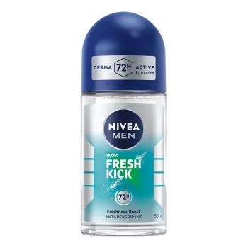 NIVEA Men Fresh Kick Antiperspirant Roll-On 50ml