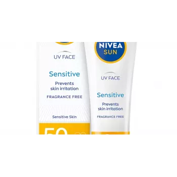 NIVEA Sun Sensitive Face Sunscreen SPF50 50ml