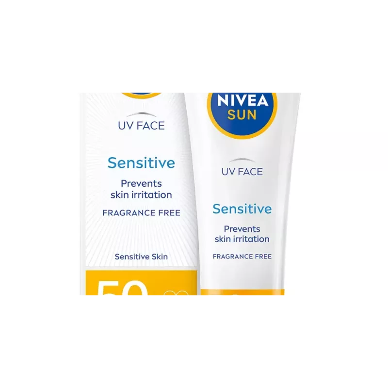 NIVEA Sun Sensitive Face Sunscreen SPF50 50ml