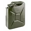 AUTEL Metalinė kuro kanistra 20L – Olive Green, UN sertifikuota, tvirta šaltai valcuoto plieno