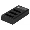 Newell CD-USB-C Trijų Kanalų Baterijų Kroviklis, skirtas Canon LP-E17