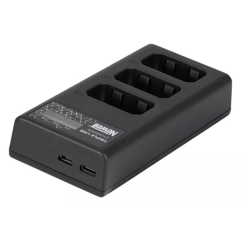 Newell CD-USB-C Triple Channel Battery Charger for Sony NP-FW50