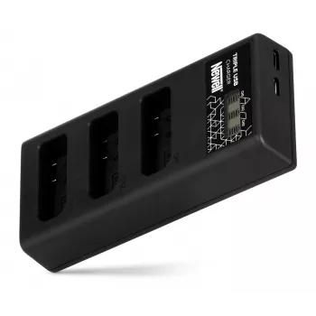 Newell CD-USB-C 3 kanalų akumuliatorių įkroviklis Nikon EN-EL14