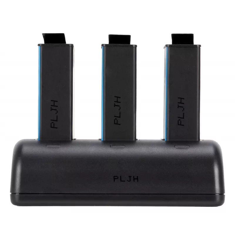 Newell Triple-Channel Charger SDC-USB-C ir 3 BCX-204 Baterijos, skirtos DJI Osmo Action