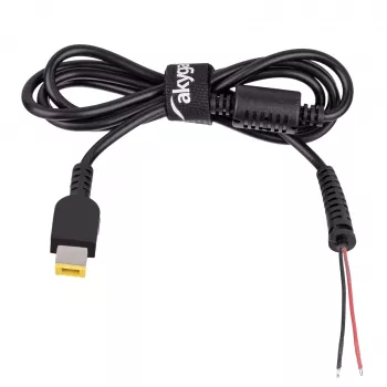 Akyga AK-SC-10 Slim Tip DC Power Cable for Laptop Charger, 1,2m, Black