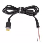 Akyga AK-SC-10 Slim Tip DC Power Cable for Laptop Charger, 1,2m, Black