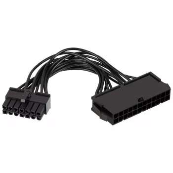 Akyga AK-CA-77 maitinimo adapterio laidas ATX 24 kontaktų (lizdas) į Lenovo 14 kontaktų (kištukas), 10 cm