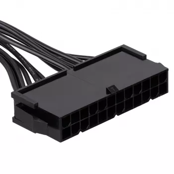 Akyga AK-CA-77 maitinimo adapterio laidas ATX 24 kontaktų (lizdas) į Lenovo 14 kontaktų (kištukas), 10 cm