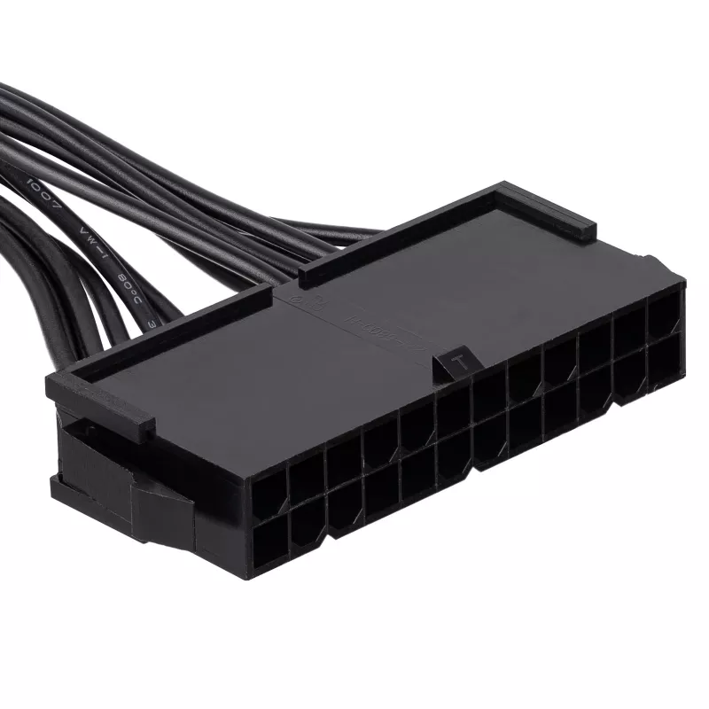 Akyga AK-CA-77 maitinimo adapterio laidas ATX 24 kontaktų (lizdas) į Lenovo 14 kontaktų (kištukas), 10 cm
