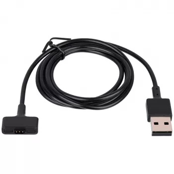 Akyga AK-SW-23 magnetinis USB įkrovimo kabelis Fitbit Ionic, 1 m, juodas