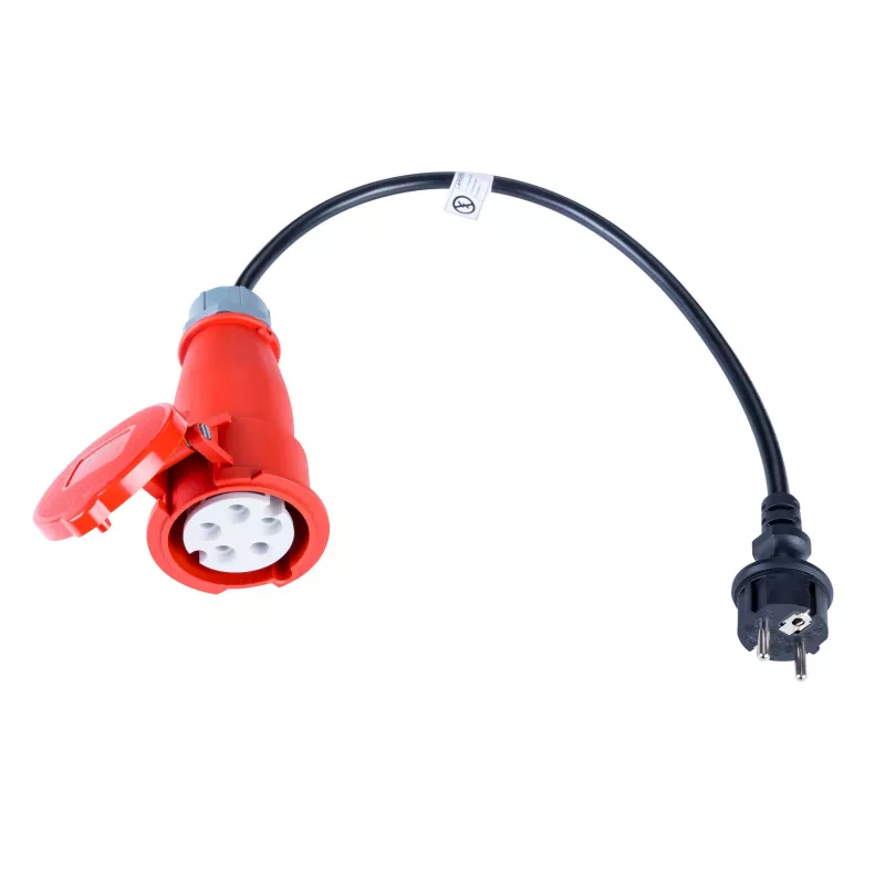 Akyga AK-SC-E06 elektromobilio įkroviklio adapteris CEE 5 kontaktų 16 A – CEE 7/7, 0,5 m