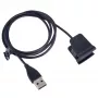 Akyga AK-SW-35 įkrovimo kabelis Fitbit Alta HR, USB-A, 1 m, juodas