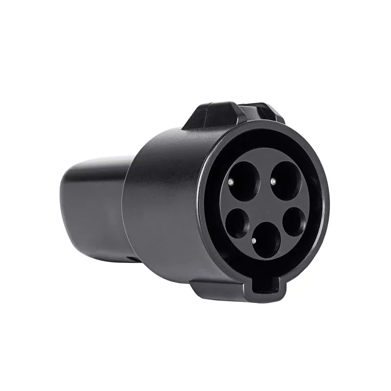 Akyga AK-SC-E07 elektromobilio įkrovimo adapteris Type 1 (J1772) – Tesla, 32 A, 7,2 kW, IP54, juodas