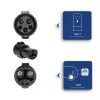 Akyga AK-SC-E07 elektromobilio įkrovimo adapteris Type 1 (J1772) – Tesla, 32 A, 7,2 kW, IP54, juodas