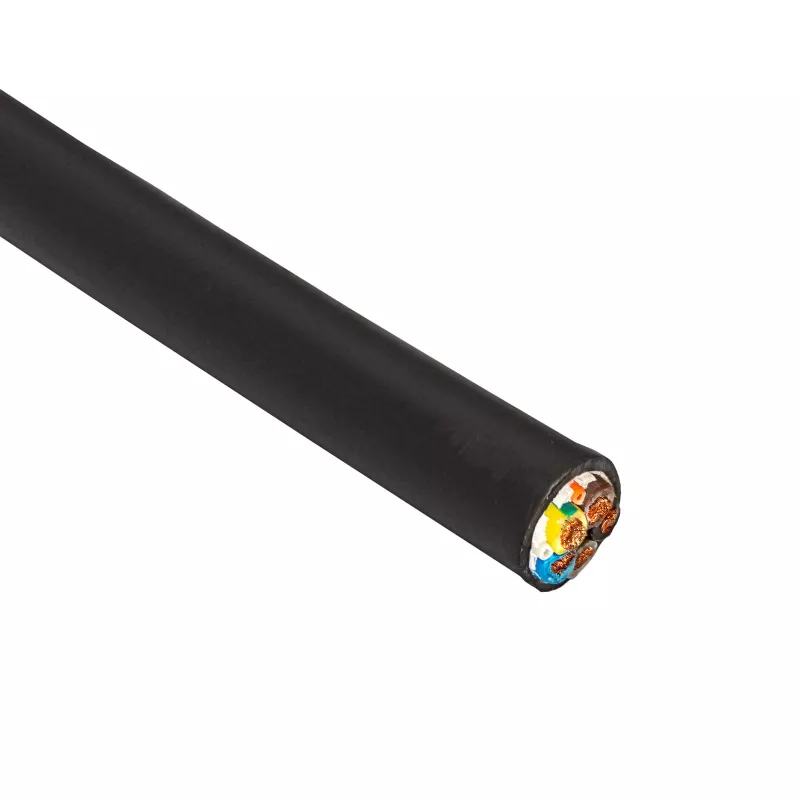 Akyga AK-SC-E12 elektromobilio įkrovimo kabelis 5 x 6 mm² + 2 x 0,75 mm², trifazis, 32 A, 450/750 V, metrais