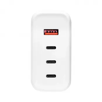 Akyga AK-CH-24 140W GaN USB-C įkroviklis 3x USB-C + USB-A PD Baltas