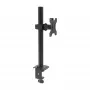 AKYGA AK-MB-03 Vieno Monitoriaus Stalo Laikiklis, 10kg, VESA 75x75/100x100, 15-32 colių, Juodas