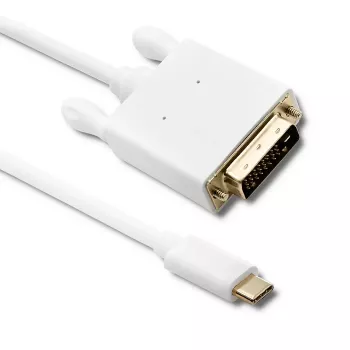 Qoltec USB 3.1 Type-C Male to DVI-D Male Adapter Cable 2m 4K