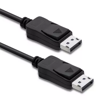 Qoltec DisplayPort 1.4 laidas, vyriškas-į-vyrišką, 3m, 8K, juodas