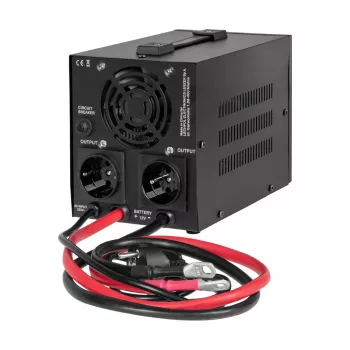 Rebel POWER-500-LFP4 gryno sinuso keitiklis su įkrovikliu 12V 230V 500VA/300W