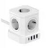 Newell GaN Power Cube 9w1 White Power Strip with USB Charger
