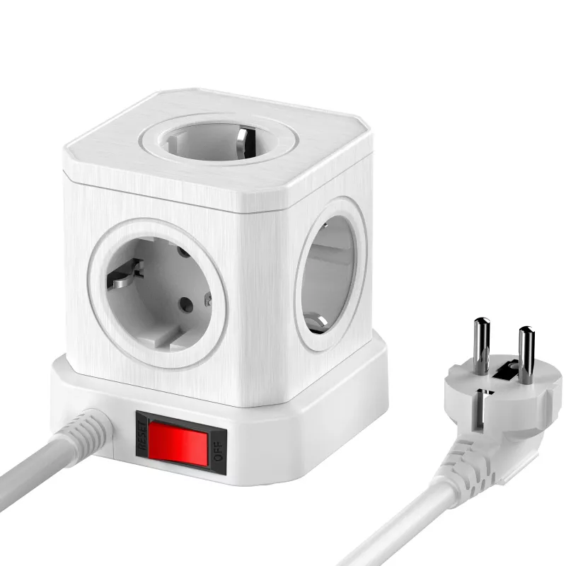 Newell GaN Power Cube 9w1 White Power Strip with USB Charger