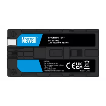 Newell Replacement Battery NP-F770 for Sony Camcorders, 4400mAh, 7,4V Li-ion