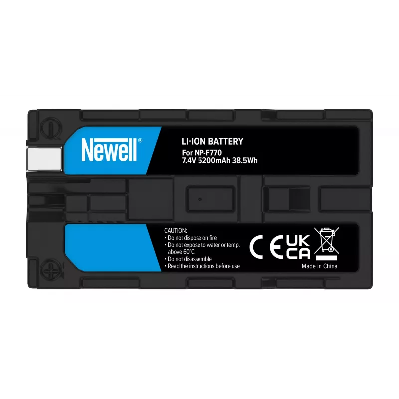 Newell Replacement Battery NP-F770 for Sony Camcorders, 4400mAh, 7,4V Li-ion