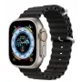 Dux Ducis Silicone Watch Strap for Apple Watch 8/7/6/5/4/3/2/SE (38/40/41mm) - Black