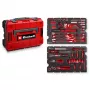 Įrankių dėklas Einhell E-CASE 370570, 80 dalių universalus (Raudonas/Juodas)