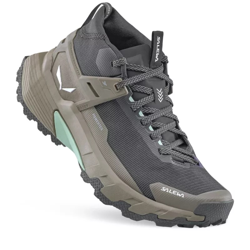 Salewa Pedroc 2 Mid PTX Women's Hiking Shoes - Black Out/Bungee Cord - UK 5 (EU 38)