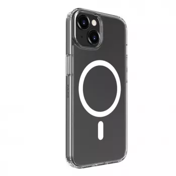 Evelatus Apple iPhone 15 permatomas dėklas su MagSafe