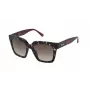 Nina Ricci SNR3185201GQ Moteriški akiniai nuo saulės – juodas acetato rėmelis su pilkais gradientiniais lęšiais, 52 mm
