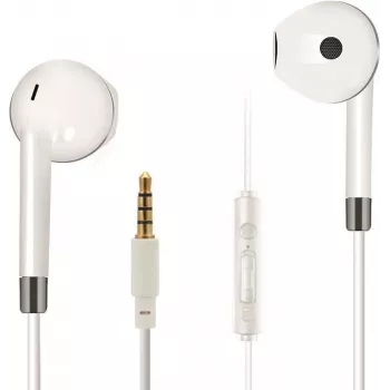 2GO 795964 laidinės ausinės su mikrofonu, baltos