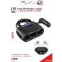 2GO 797256 universalus automobilinis įkroviklis 12/24V 2.4A USB-A juodas