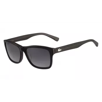 Lacoste L683SP unisex kvadratiniai akiniai nuo saulės juodi/pilki 55 mm