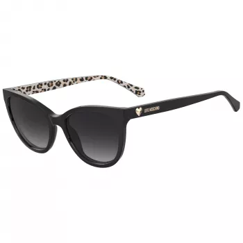 MOSCHINO LOVE Moteriški akiniai nuo saulės MOL072-S – stačiakampis acetato rėmelis, UV400 apsauga, 54/18/140 mm