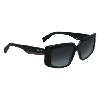 LIU JO Moteriški akiniai nuo saulės LJ791S-428 Cat Eye mėlyni gradientiniai acetatiniai UV400 54mm
