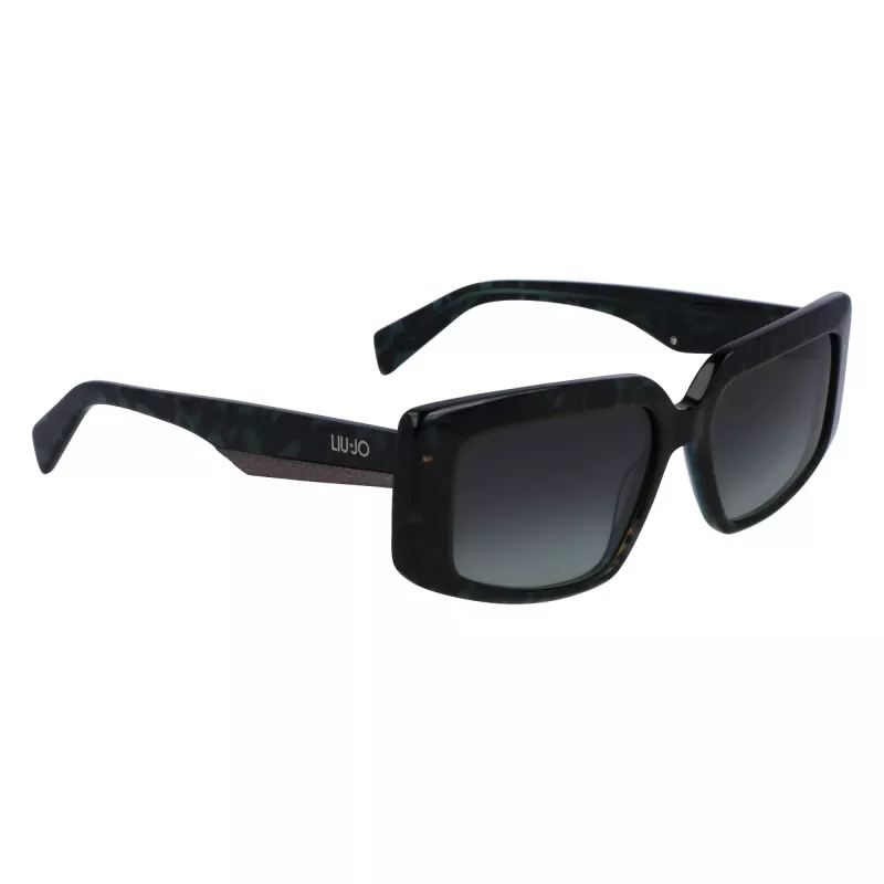 LIU JO Moteriški akiniai nuo saulės LJ791S-428 Cat Eye mėlyni gradientiniai acetatiniai UV400 54mm