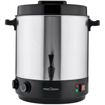 PROFI COOK Automatinis konservavimo aparatas ir karštų gėrimų dozatorius PC-EKA 1283, nerūdijančio plieno korpusas, 32 litrai, begalinis temperatūros reguliavimas - 1 vnt. (501283)