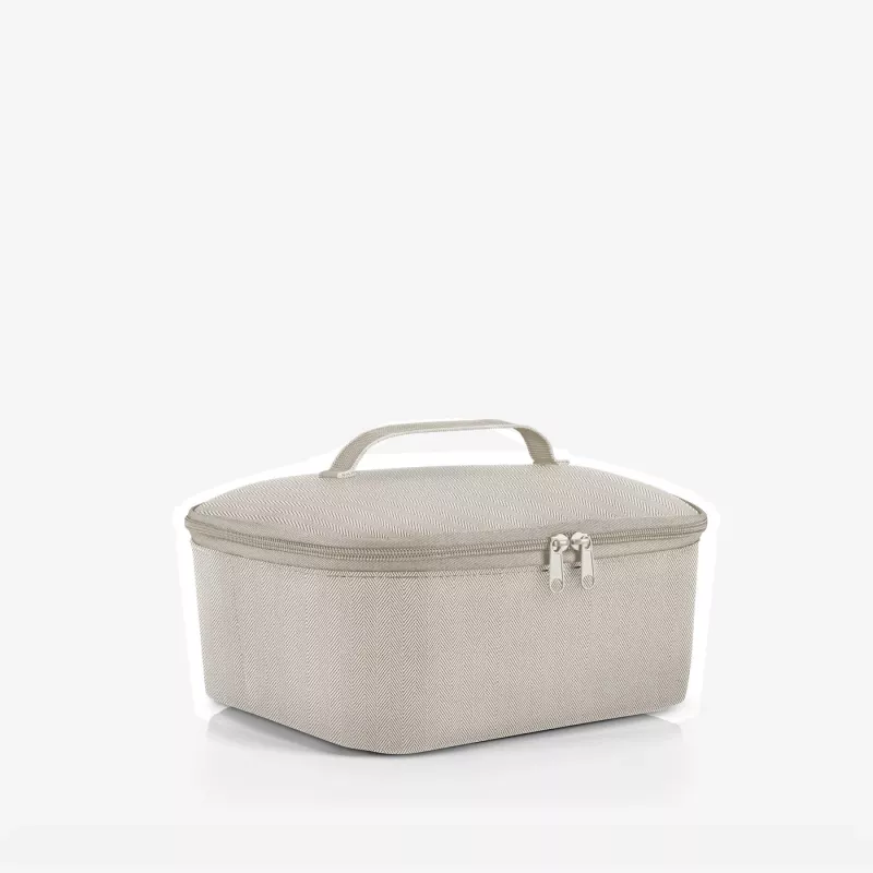 Reisenthel Coolerbag M Pocket Herringbone Sand